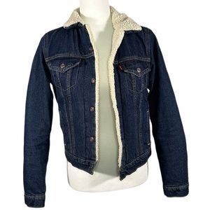 NWOT - Levi's Sherpa Demin Jean Jacket - Small